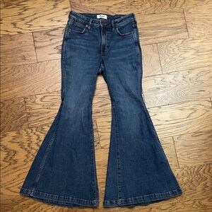 Wrangler Women's Dark Blue Retro Flare Jeans